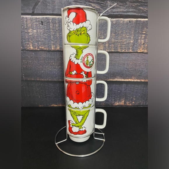 Dr. Seuss The Grinch Stacking Mug Set - Picture 5 of 10